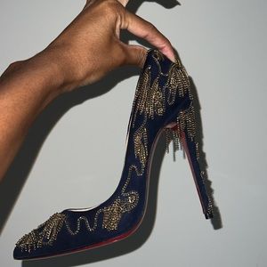 Christian Louboutin So-Kate Chain Link Heels